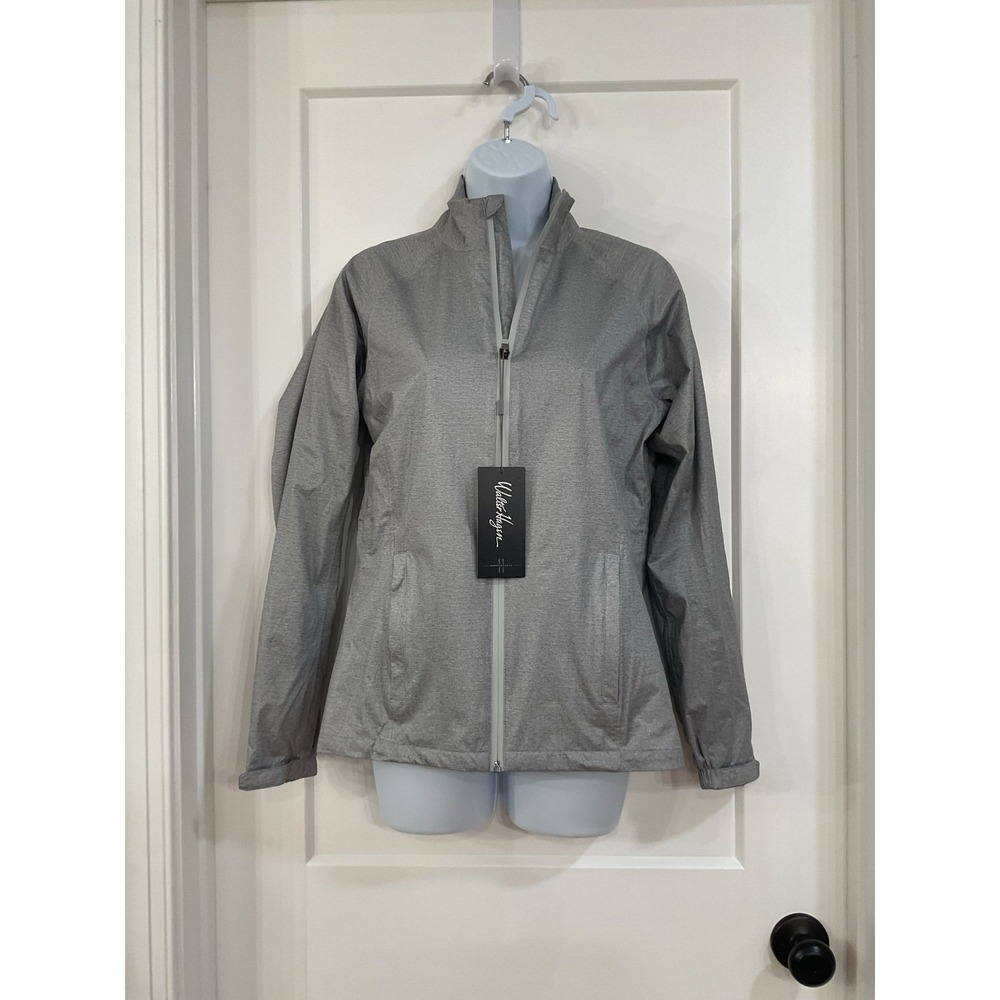 Walter Hagen Womens Performance‎ Jacket Full Zip Lightweight Athleisure Grey XS